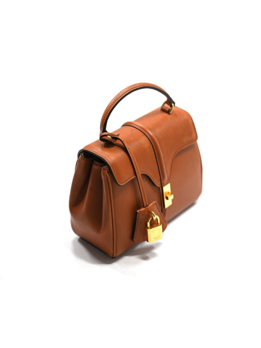 Celine Mini 16 Handbag in Brown Calfskin - Picture 7 of 11